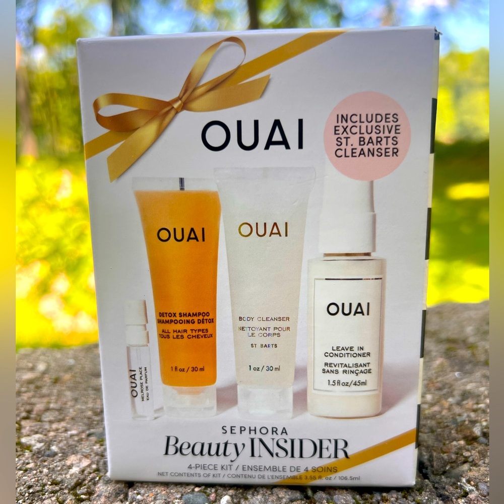 Travel Size Ouai - Detox Shampoo, Leave In Conditioner, Body Cleanser